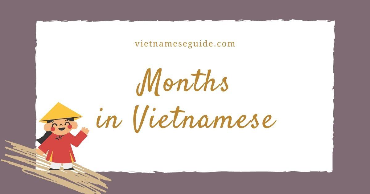 Months in Vietnamese
